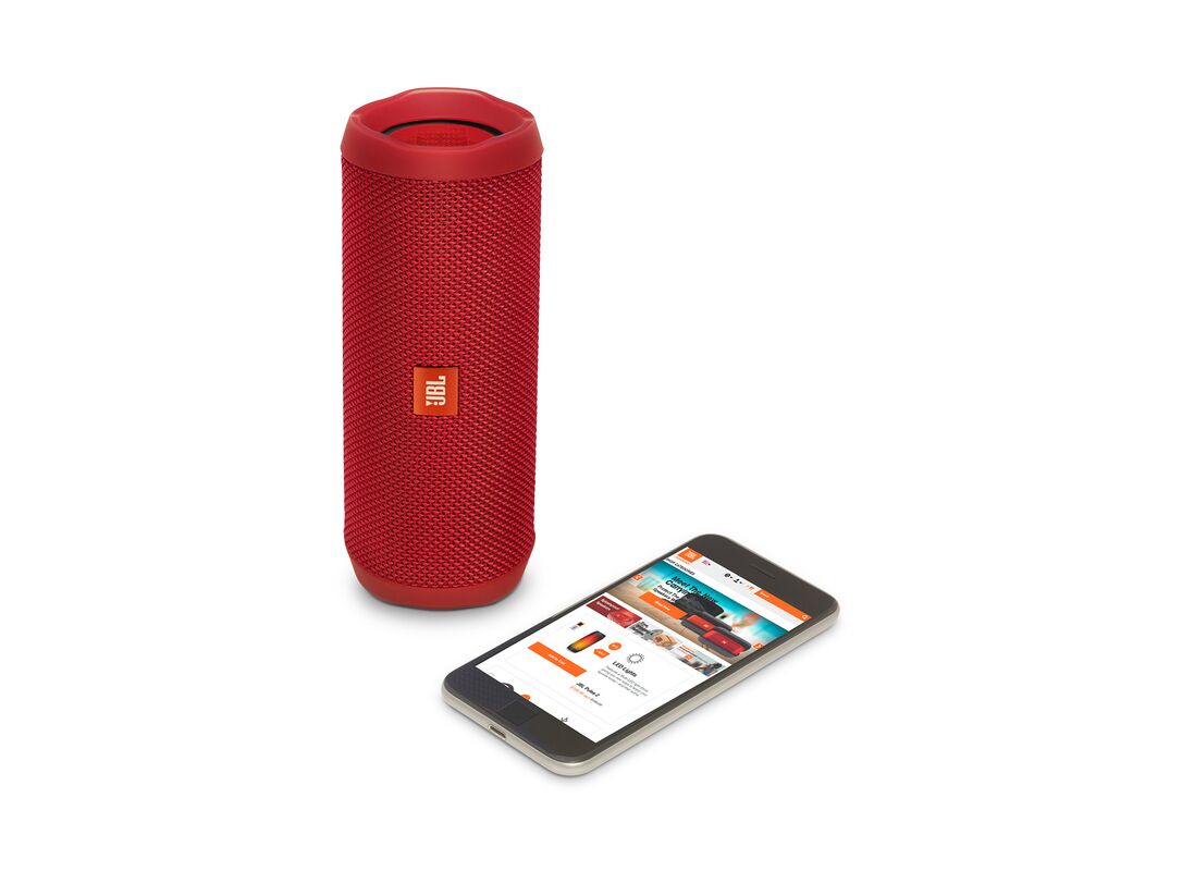 Купить Акустика JBL Flip 4 Red Т-000048667 в сети магазинов Хайтек!